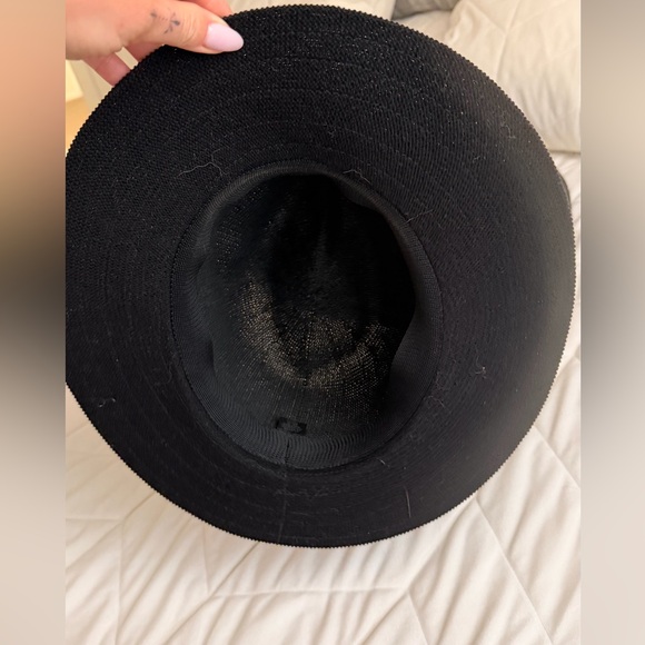 Urban Outfitters Black Fedora with Brown Band - Picture 3 of 3